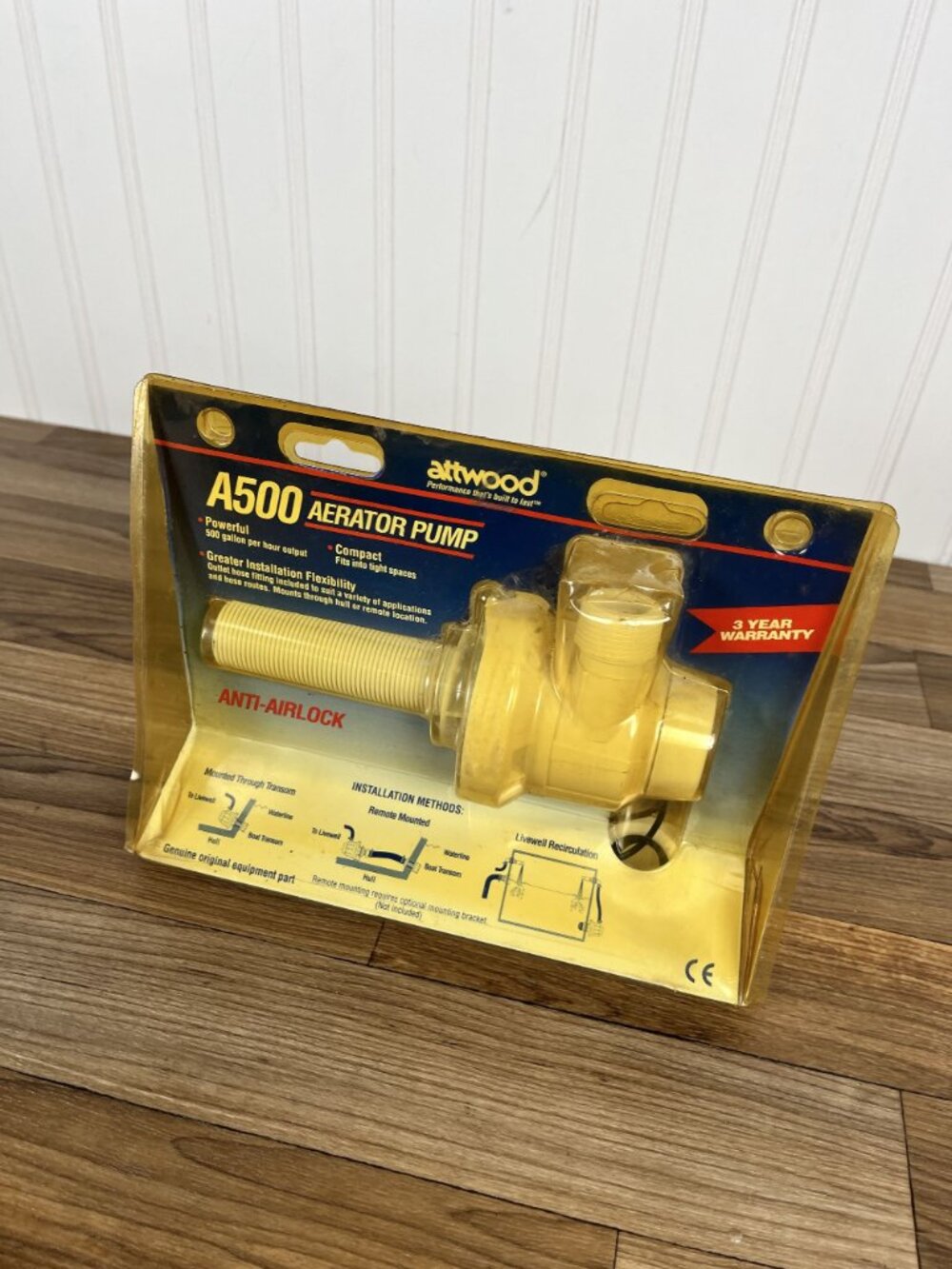 ATWOOD A500 Aerator Pump, 500 Gallon Per Hour Output, Anti-Airlock - New - Picture 2 of 5